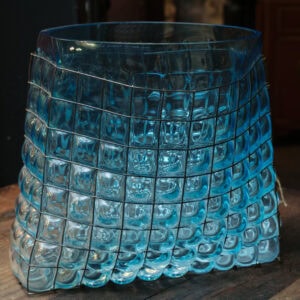 VANESSA MITRANI,  Vase Grid Big Ice Blue