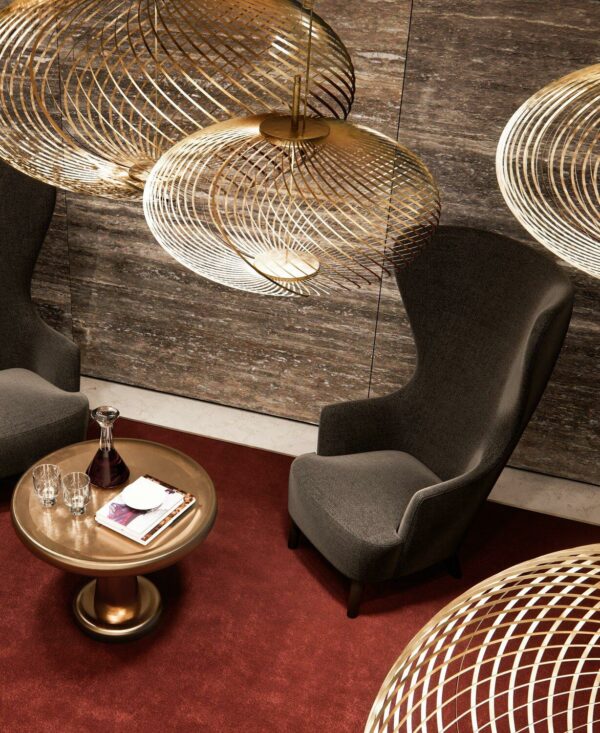 TOM DIXON, Pendelleuchte Spring Messing – Bild 2